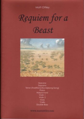 Reqwuiem for a Beast Musical score parts