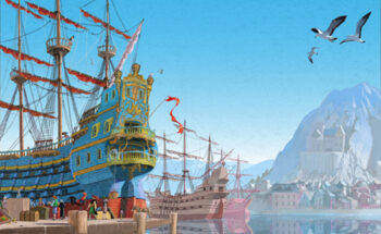The King's ship digital print by Matt Ottley